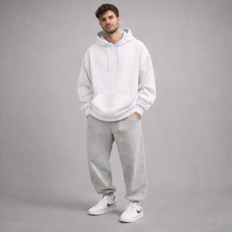 Oversized Hoodie - White