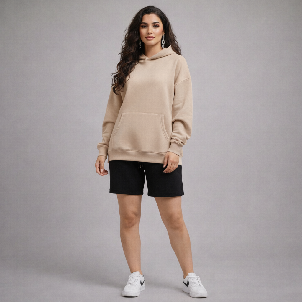 Relaxed Sweat Short Female - Black