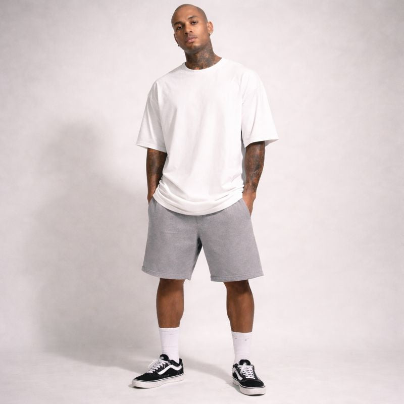 Relaxed Sweat Short Man - Light Grey